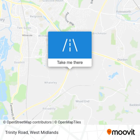 Trinity Road map