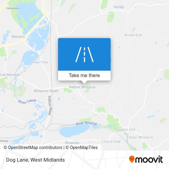 Dog Lane map