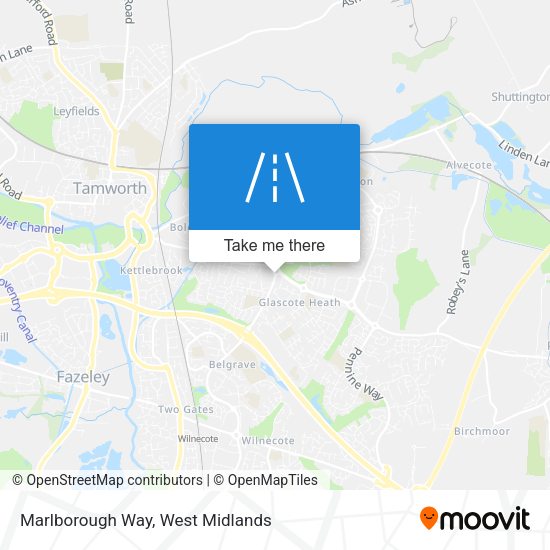 Marlborough Way map