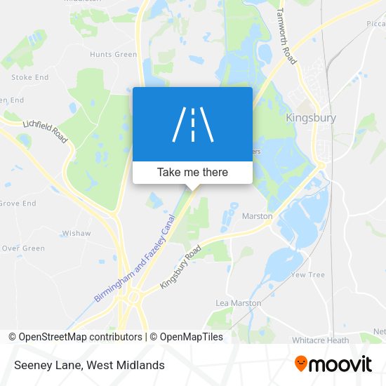 Seeney Lane map