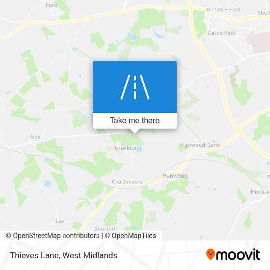 Thieves Lane map