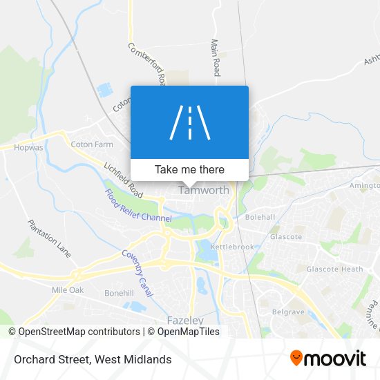 Orchard Street map
