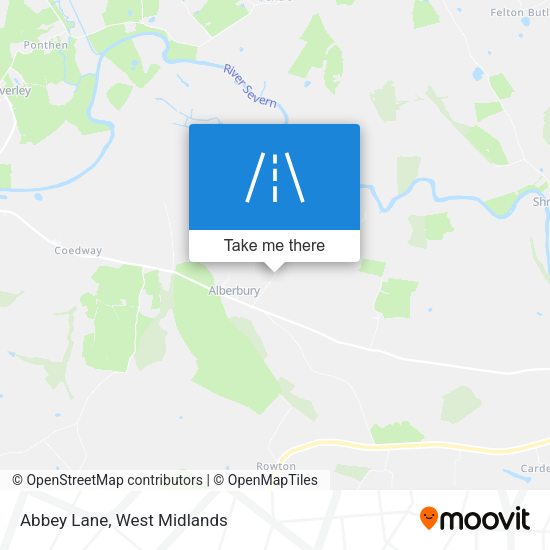 Abbey Lane map
