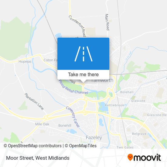 Moor Street map