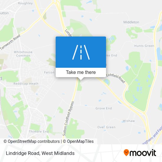 Lindridge Road map