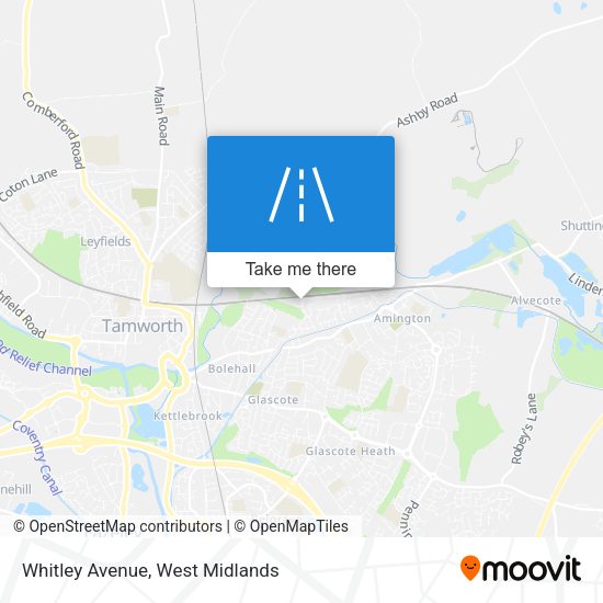 Whitley Avenue map