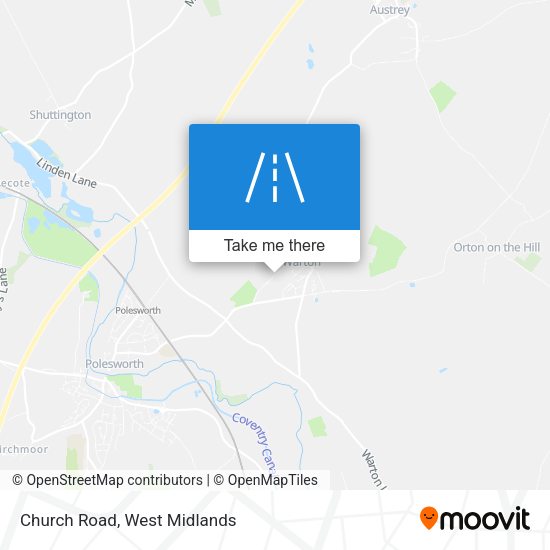 Church Road map