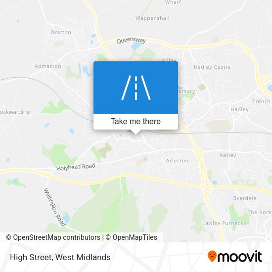 High Street map