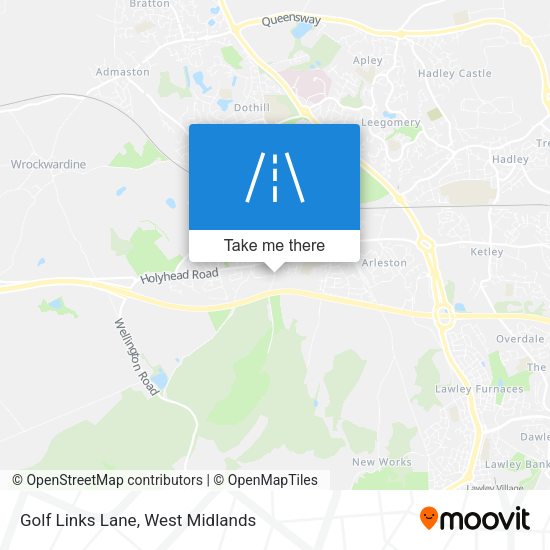 Golf Links Lane map