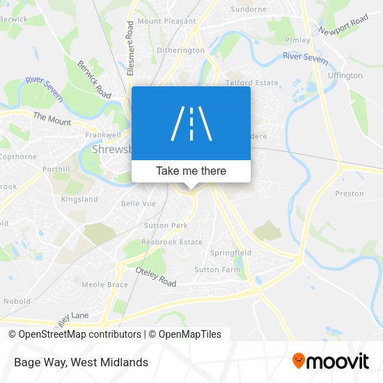 Bage Way map