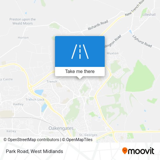 Park Road map