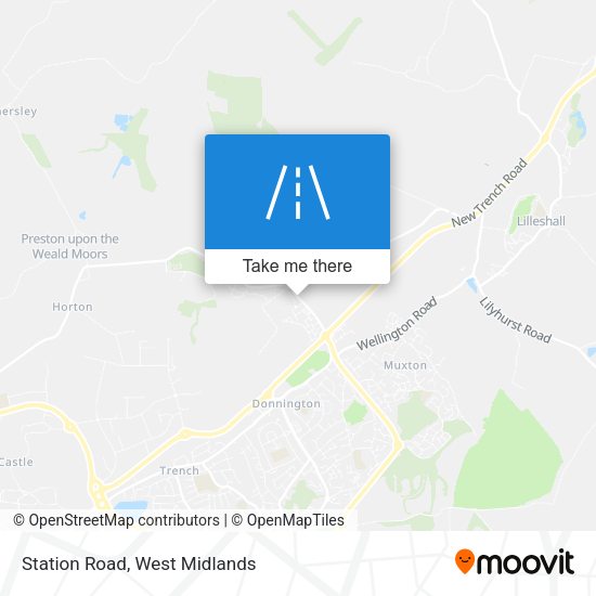 Station Road map