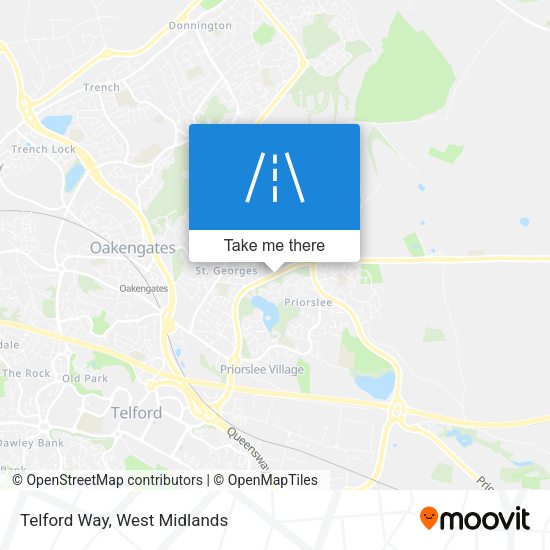 Telford Way map