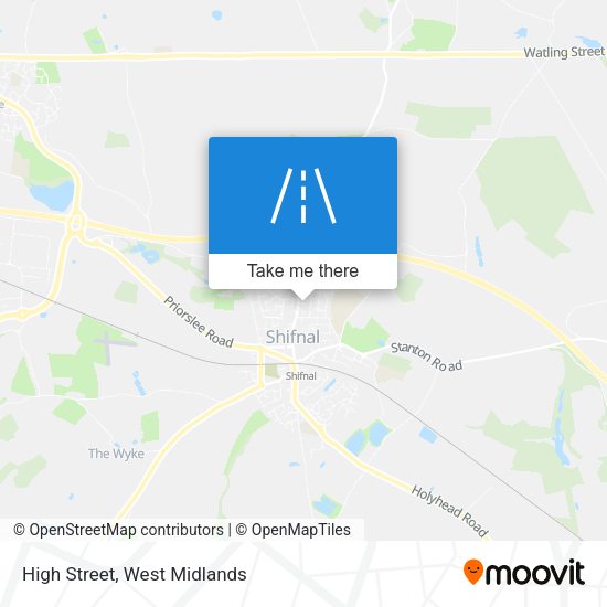 High Street map