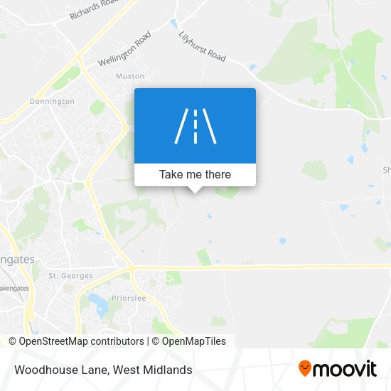 Woodhouse Lane map