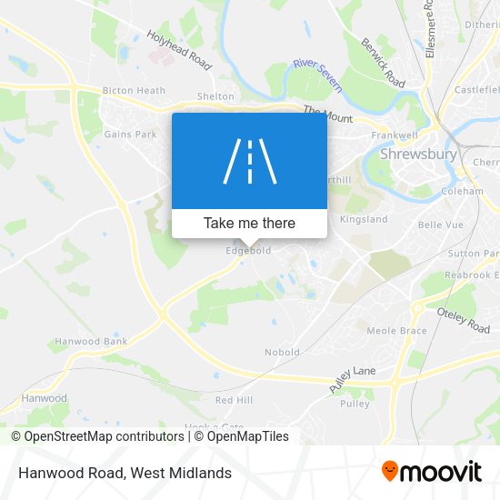 Hanwood Road map