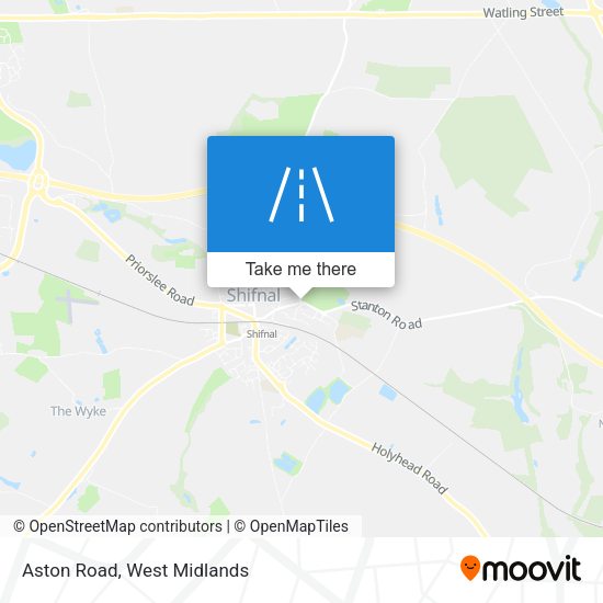 Aston Road map
