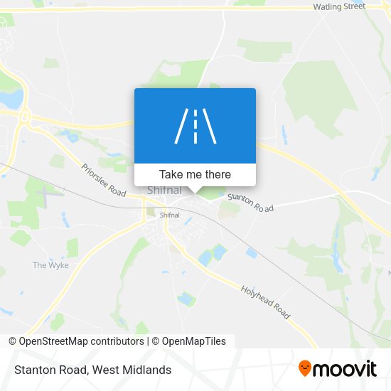Stanton Road map