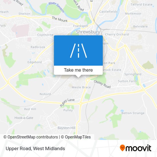 Upper Road map