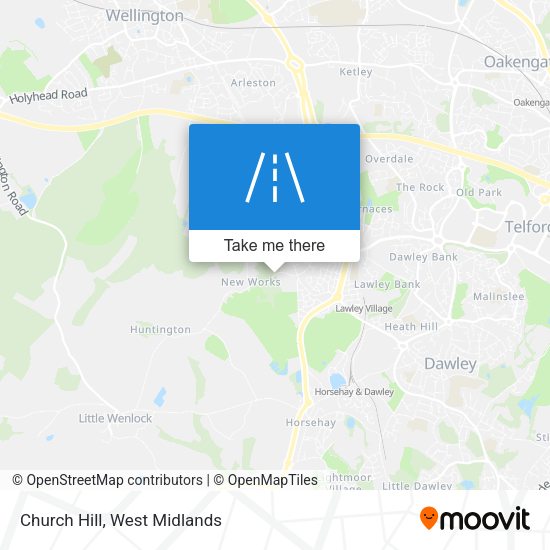Church Hill map