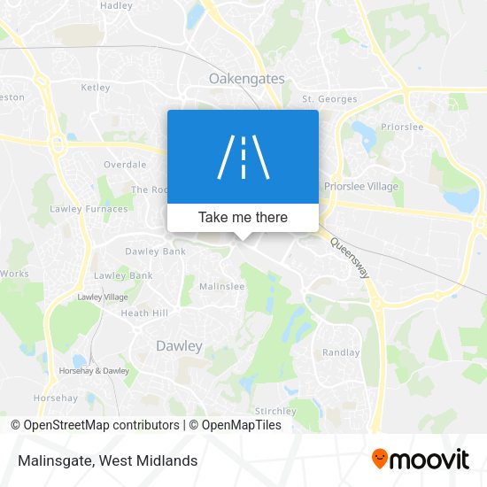 Malinsgate map