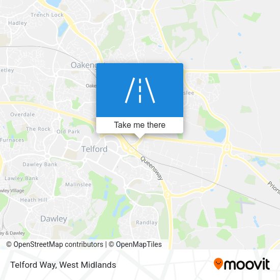 Telford Way map