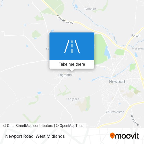 Newport Road map