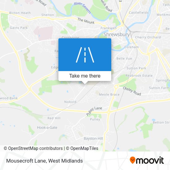 Mousecroft Lane map