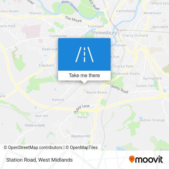 Station Road map