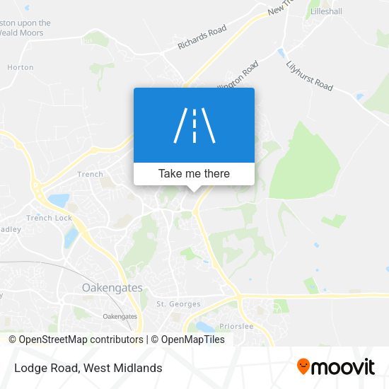 Lodge Road map