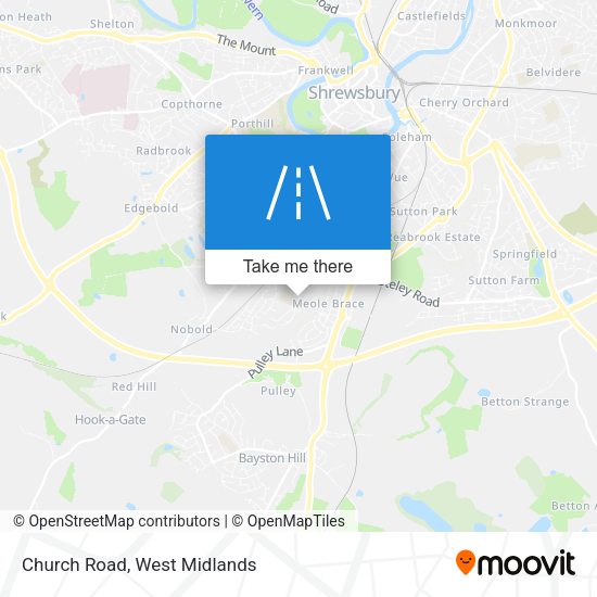 Church Road map