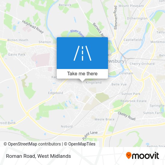 Roman Road map