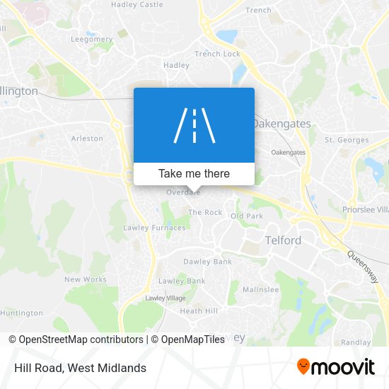 Hill Road map