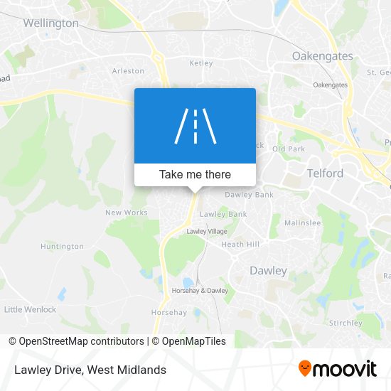 Lawley Drive map