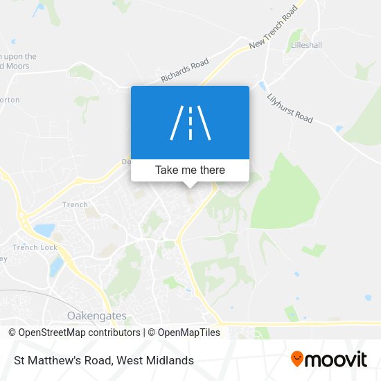 St Matthew's Road map