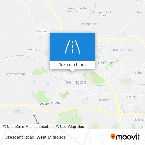 Crescent Road map