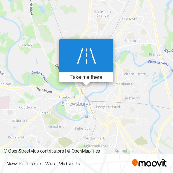 New Park Road map