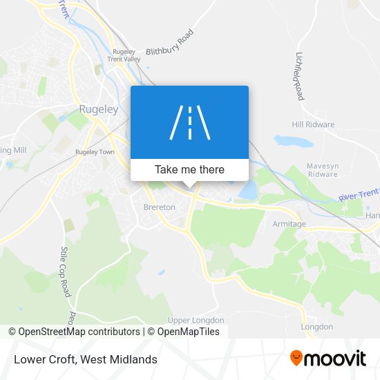 Lower Croft map