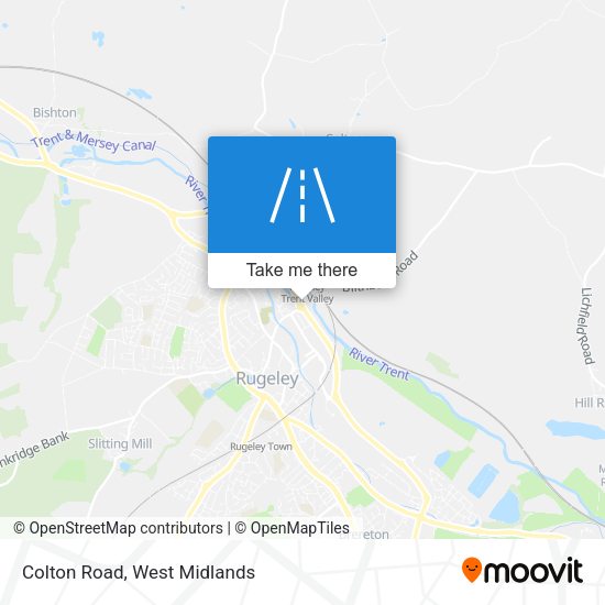 Colton Road map