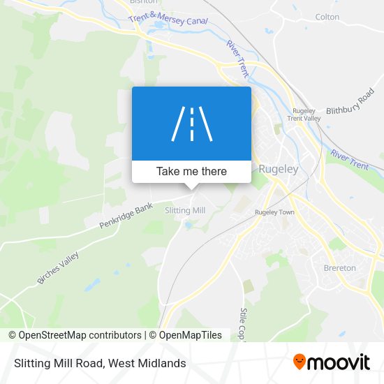 Slitting Mill Road map