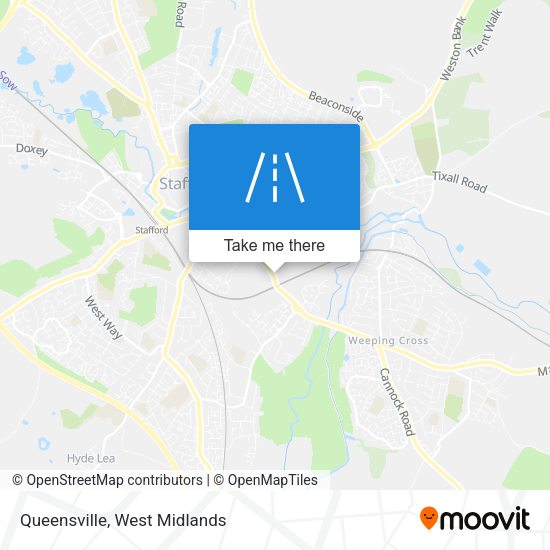 Queensville map