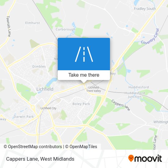 Cappers Lane map