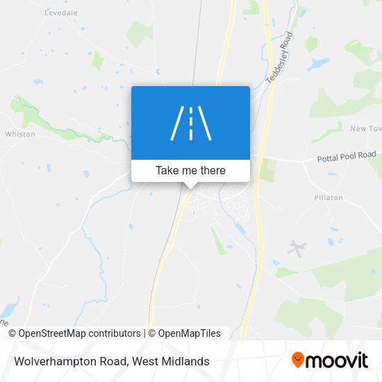 Wolverhampton Road map