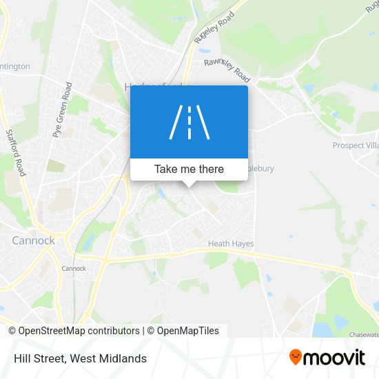 Hill Street map