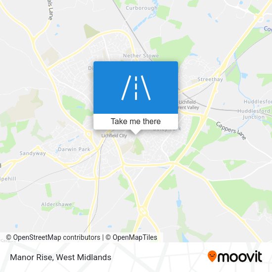 Manor Rise map