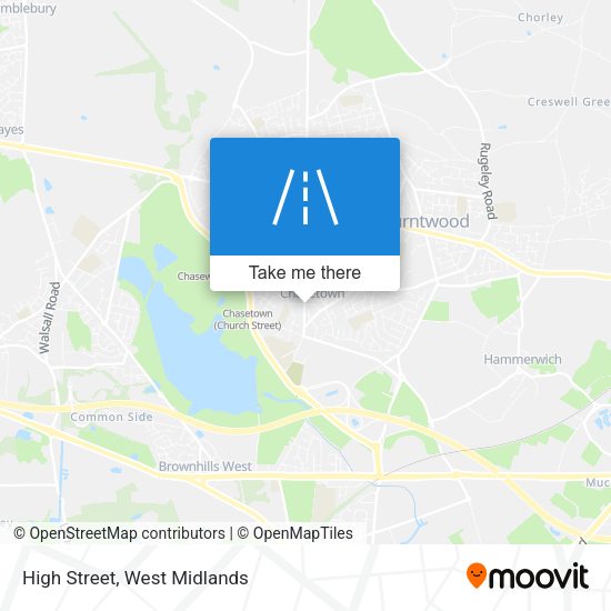 High Street map