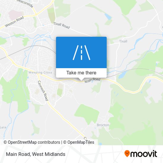 Main Road map