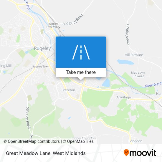 Great Meadow Lane map