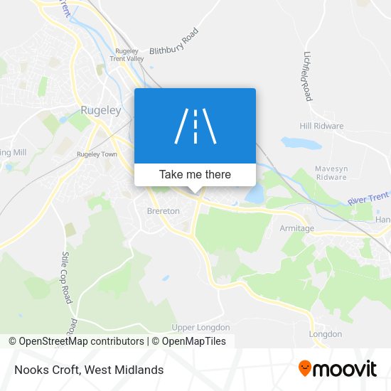Nooks Croft map