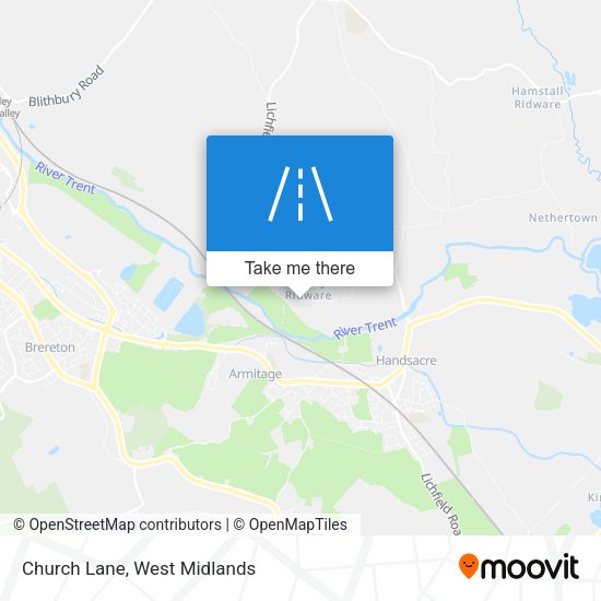 Church Lane map
